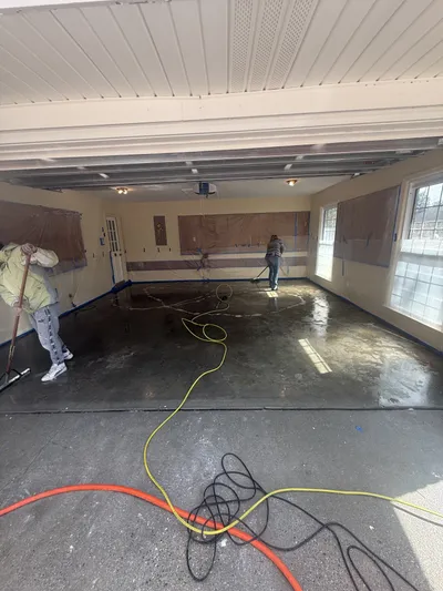 Epoxy floor project in Savannah